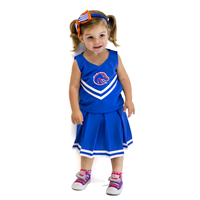 Image of BOISE STATE HEADBAND STRIPE DOUBLE PINCH BOW -  1