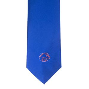 Boise State Silk Tie with Single Bronco Logo by Donegal Bay - 1 (SKU: 13441845617) Boise State Silk Tie with Single Bronco Logo by Donegal Bay - 1