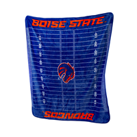 Boise State Blanket Raschel Blue Turf - main view