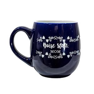 Image of BOISE STATE MOM MUG FLOWERS LOGO KOO -  cobalt