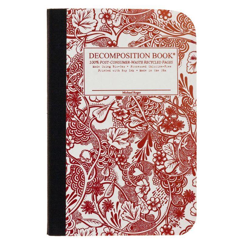 Decomposition Book Pocket Notebook - Wild Garden, Lined, 4 x 6 by Michael Roger (SKU 13446482498) Decomposition Book Pocket Notebook - Wild Garden, Lined, 4 x 6 by Michael Roger - main view
