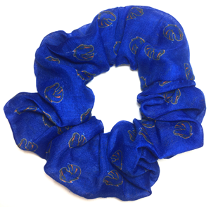 Image of Boise State Scrunchie - Allover Athletic Logo by Emerson Street (Royal Blue)