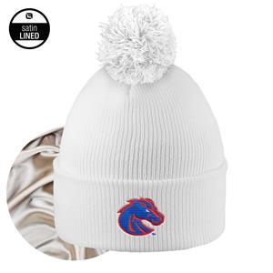 Boise State Women’s Satin-Lined Beanie, Logo by Logo Fit