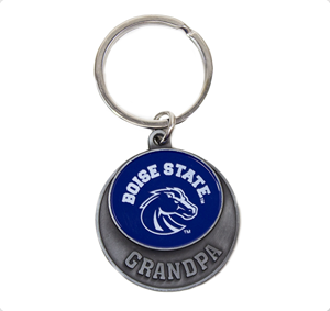 Image of Boise State Grandpa Keychain Logo Blue