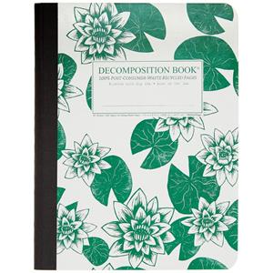 Image of Decomposition Book Composition Notebook - Lily Pads, College Ruled, 7.5 x 9.75 by Michael Roger