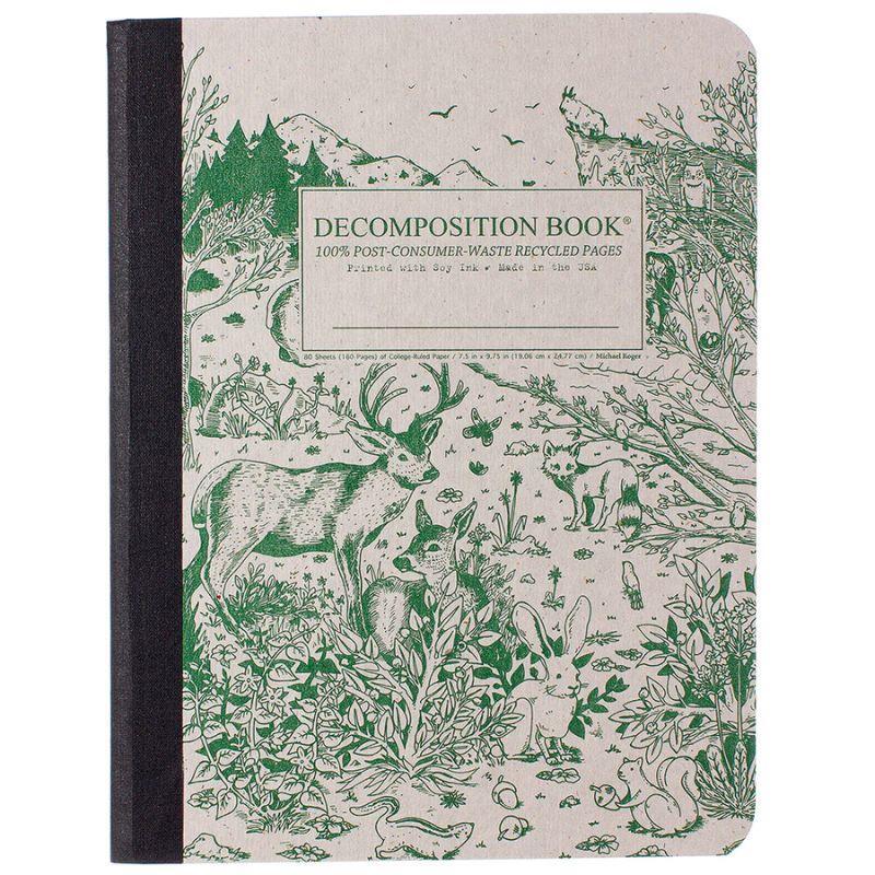 Decomposition Book Composition Notebook - Sylvan Animal, College Ruled, 7.5 x 9.75 by Michael Roger (SKU 13443924498) Decomposition Book Composition Notebook - Sylvan Animal, College Ruled, 7.5 x 9.75 by Michael Roger - main view