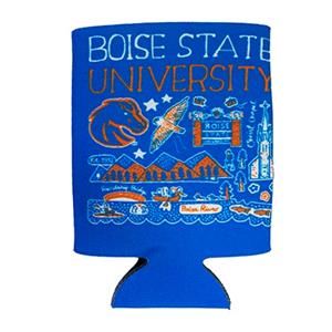 BOISE STATE CAN COOZIE by JULIA GASH