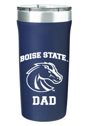 Boise State Dad Tumbler Arch Over Tonal Logo