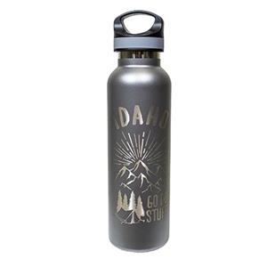 Image of BOISE, ID WATER BOTTLE  GO DO STUFF WARRIOR -  graphite