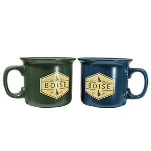 Boise, Id Mug City Of Trees Over Boise Over Established