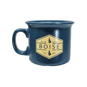 Image of BOISE, ID MUG CITY OF TREES OVER BOISE OVER ESTABLISHED -  blue