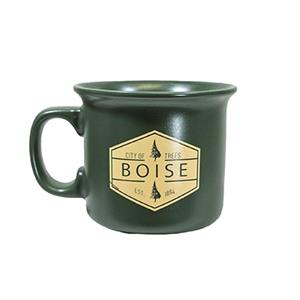 Image of BOISE, ID MUG CITY OF TREES OVER BOISE OVER ESTABLISHED -  green