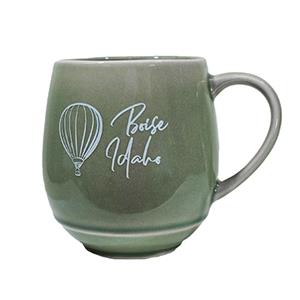 Image of BOISE, ID MUG BALLOON BOISE IDAHO CAROL -  green
