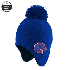 Boise State Toddler Beanie - Earflap Bronco Logo by LogoFit - main view