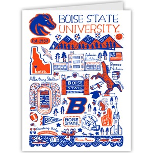 Boise State Note Cards - Julia Gash 10-Pack by Neil Enterprises - main view