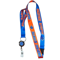 Boise State Lanyard Badge Reel Logo