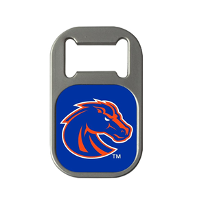Boise State Magnet Bottle Opener Royal Full Color Bronco