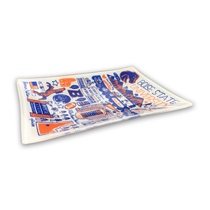 Image of BOISE STATE TRINKET TRAY GLASS by JULIA GASH