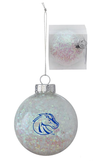 Image of BOISE STATE ORNAMENT GLITZ LOGO -  pearl