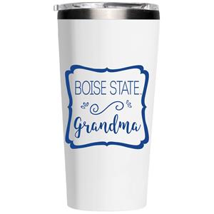 Boise State Grandma 16 oz Tumbler with Floral Graphic by Corkcicle & Neil Enterprises