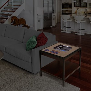 Boise State Stadium End Table - Albertsons Stadium by YouTheFan -  1