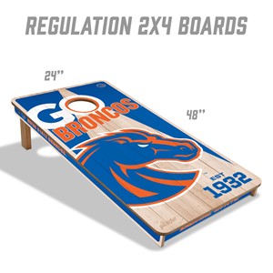 Boise State Cornhole Game 2 ft x 4 ft - Team Graphics by YouTheFan -  4