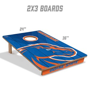 Boise State Cornhole Game 2 ft x 3 ft - Team Graphics by YouTheFan -  4