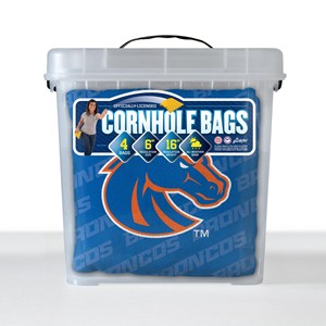 Boise State Cornhole Bags - 4-Pack by YouTheFan -  royal