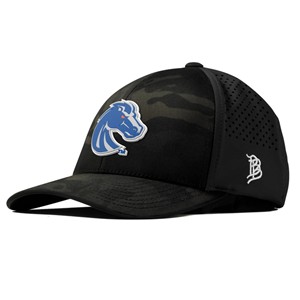 Boise State Performance Cap - Black Camo Bronco Logo by Branded Bills - main view