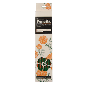 Decomposition California Poppies Pencils, 12-Pack - main view