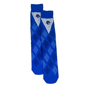 Image of Boise State Sock Dashed Diamonds