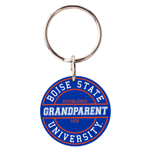 Image of Boise State Grandparent Keychain Circle 1932