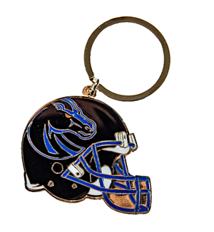 Image of Boise State Keychain Helmet Black