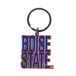 Image of Boise State Keychain Stacked Logo