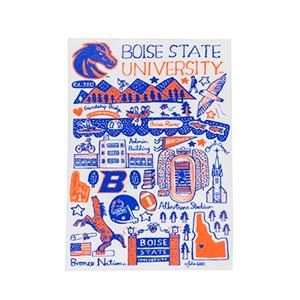 Image of Boise State Decal Full Julia Gash Design (Rectangle)