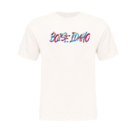 Boise, Id Tee Paint Dot Font Bright