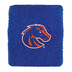 Boise State Embroidered Terry Wristbands - Pair by Neil Enterprises - main view