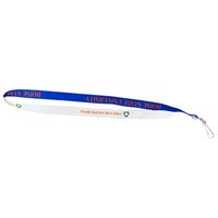 Image of Boise State Lanyard Recycled Boise State Wordmark Repeating