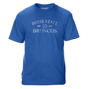 Boise State T-Shirt - Established 1932 Broncos, Royal by CI Sport - main view