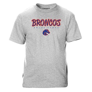 Boise State T-Shirt - Broncos Over Logo Value Gray Heather by CI Sport - main view