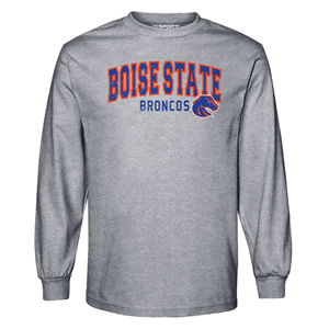 Image of Boise State Ls Tee Arch Broncos Over Logo