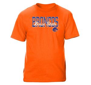 Boise State Tee Script Broncos Over Line Logo Value