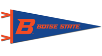 BOISE STATE PENNANT 9x24 "B" BOISE STATE UNIVERSITY-NEW