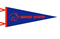 Boise State Pennant 12X30 Bronco -Athletic Wordmark
