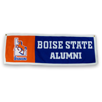 Image of BOISE STATE ALUMNI RAFTER BANNER 12x36 HORIZONTAL