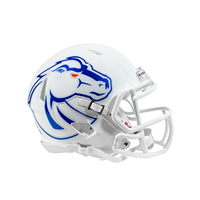 BOISE STATE MINI  HELMET BRONCO ORANGE EYE -  white