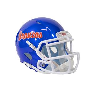 Image of Boise State Mini Helmet Royal Script Broncos