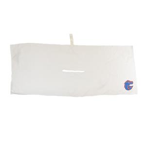 Boise State Golf Towel - Microfiber 16 x 40 Athletic Logo by Team Golf (White) - 1 (SKU: 13149529542) Boise State Golf Towel - Microfiber 16 x 40 Athletic Logo by Team Golf (White) - 1