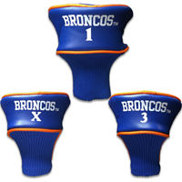 BOISE STATE GOLF 3 PACK OF CONTOUR HEAD COVERS -  1