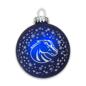Boise State Ornament Velvet Snowflake Design by RFSJ Inc. - main view
